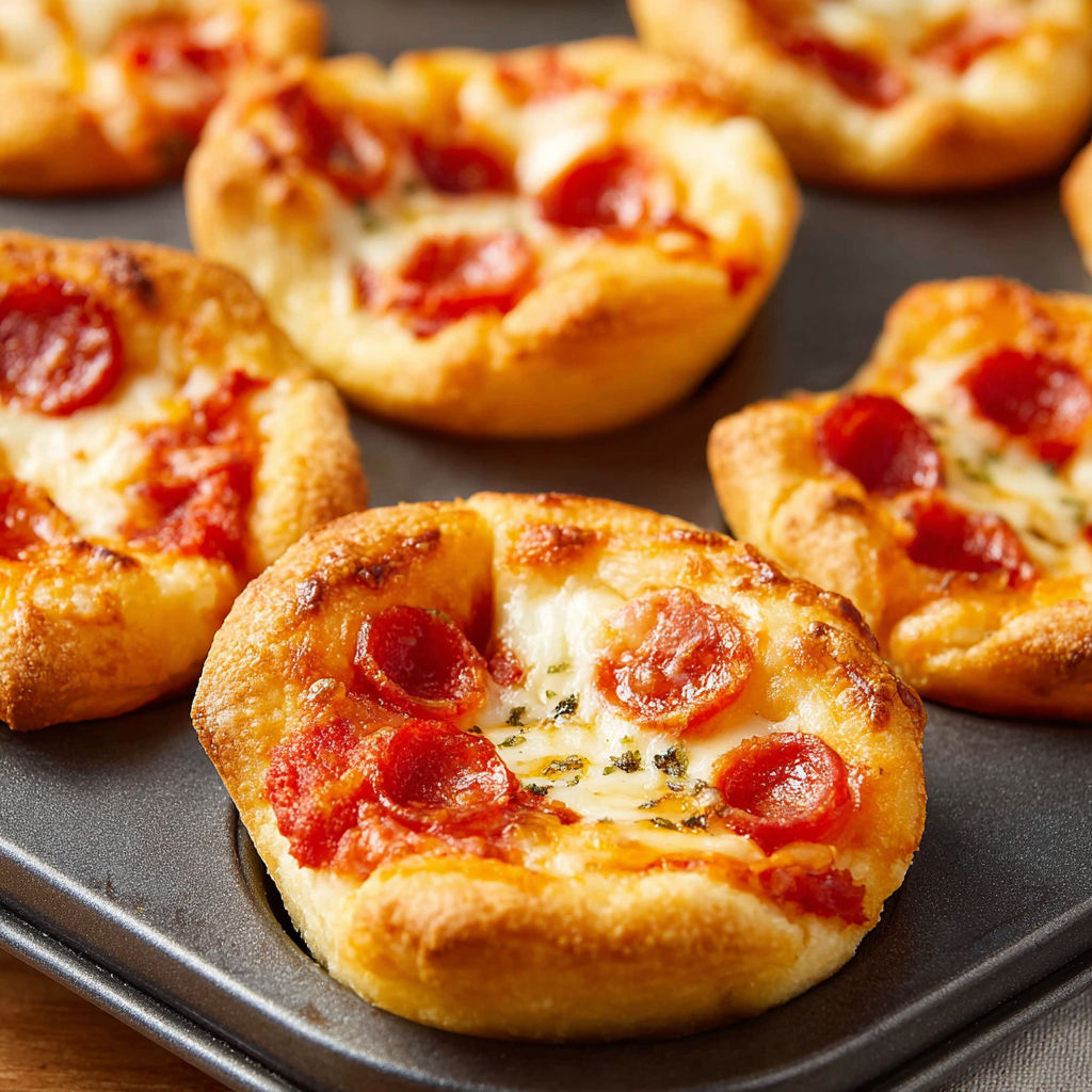 A pan of pepperoni and cheese stuffed breadsticks.