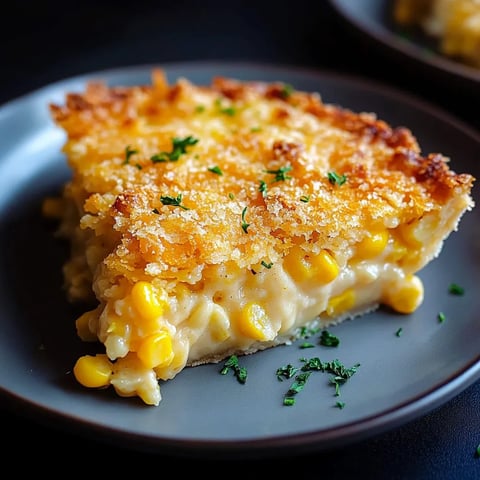 Cheddar Sweet Corn Pie