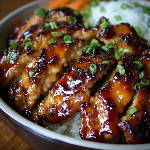 A delicious meal of Perfect Hawaiian Teriyaki Chicken with rice and vegetables.