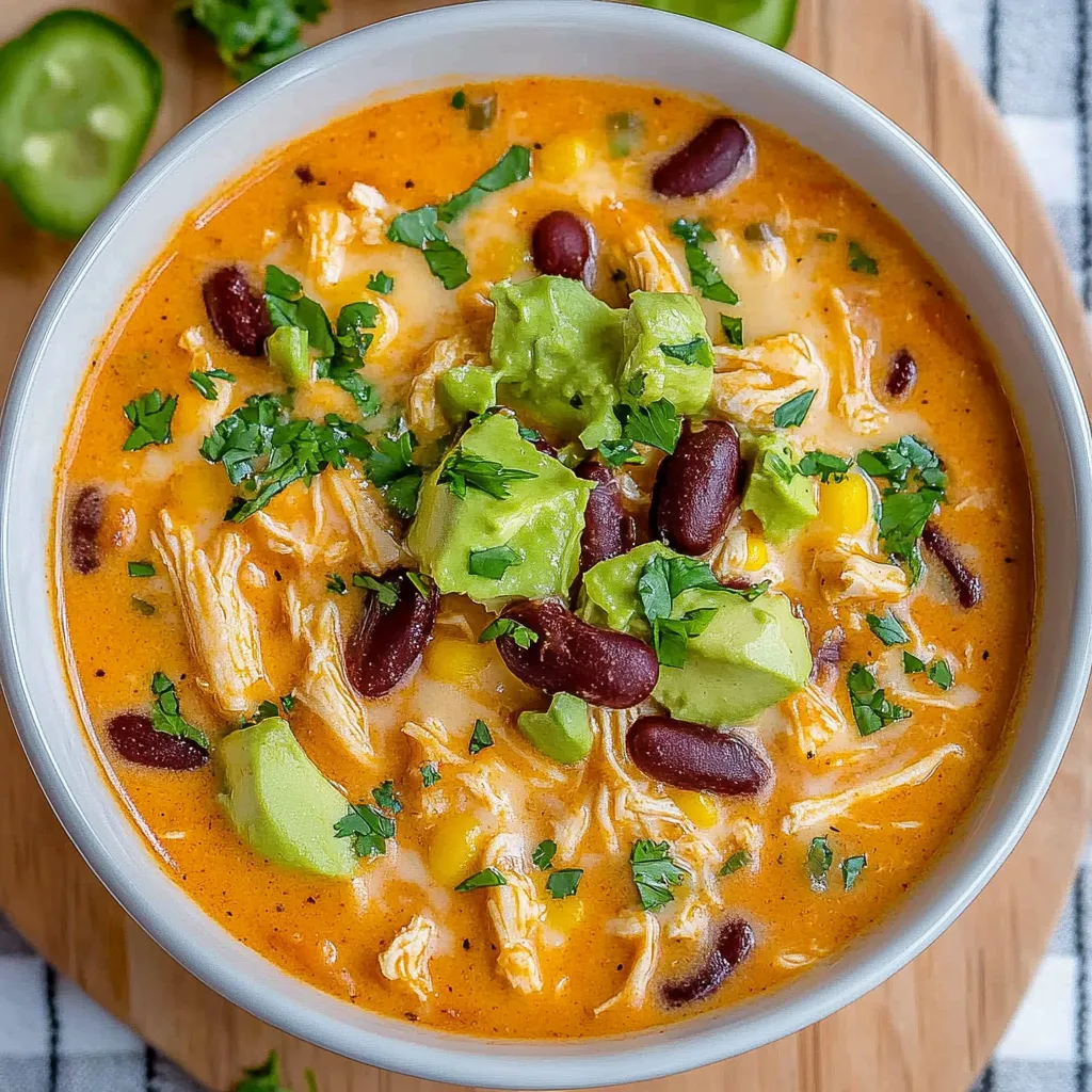 Creamy Chicken Enchilada Soup