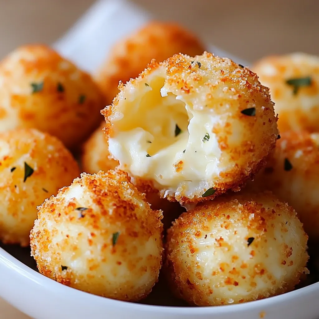 Cheesy Parmesan Mozzarella Bites