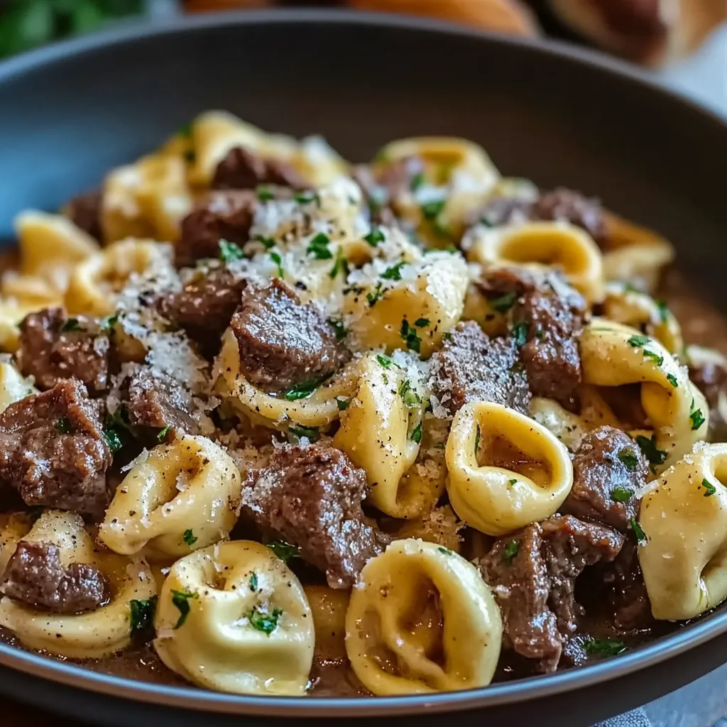 Cheesesteak Tortellini Bliss