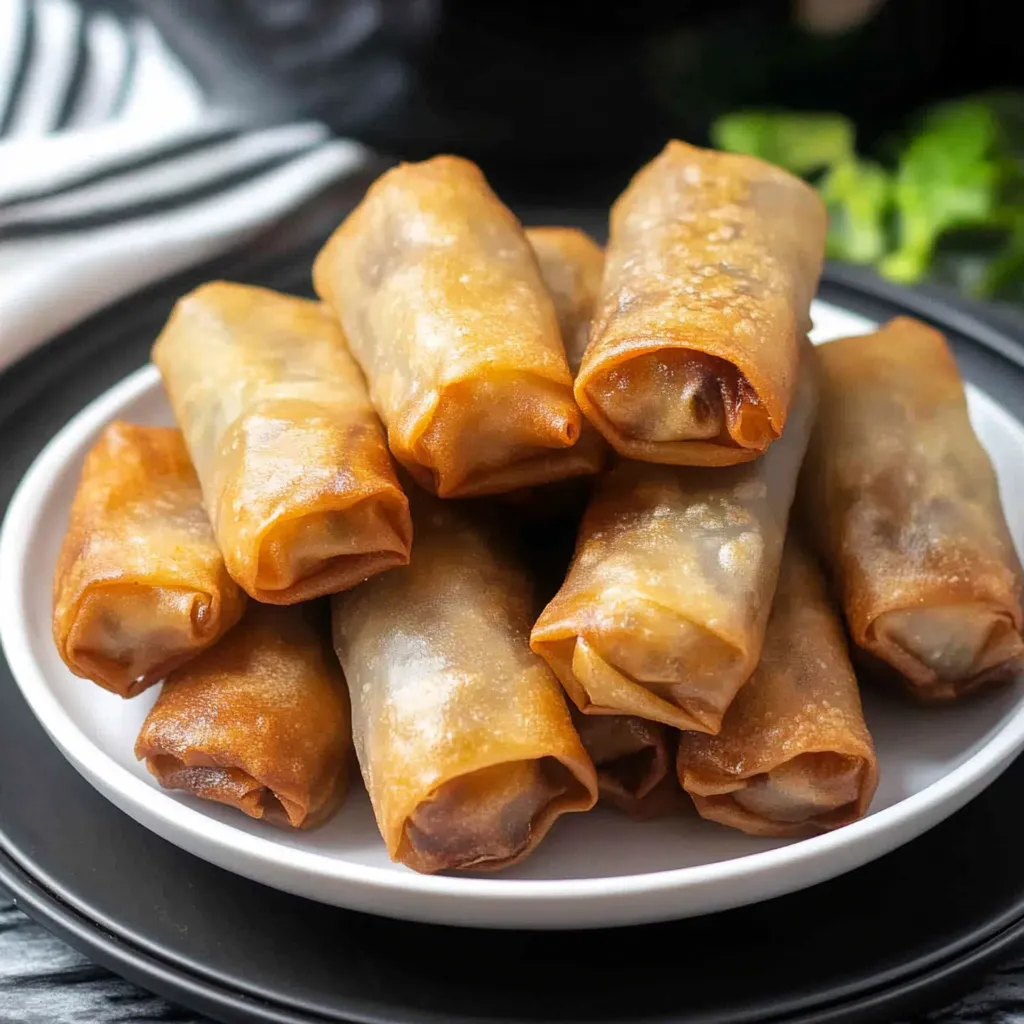 Crispy Crunchy Air Fryer Spring Rolls Recipe