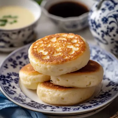 Close-up English Muffins Recipe