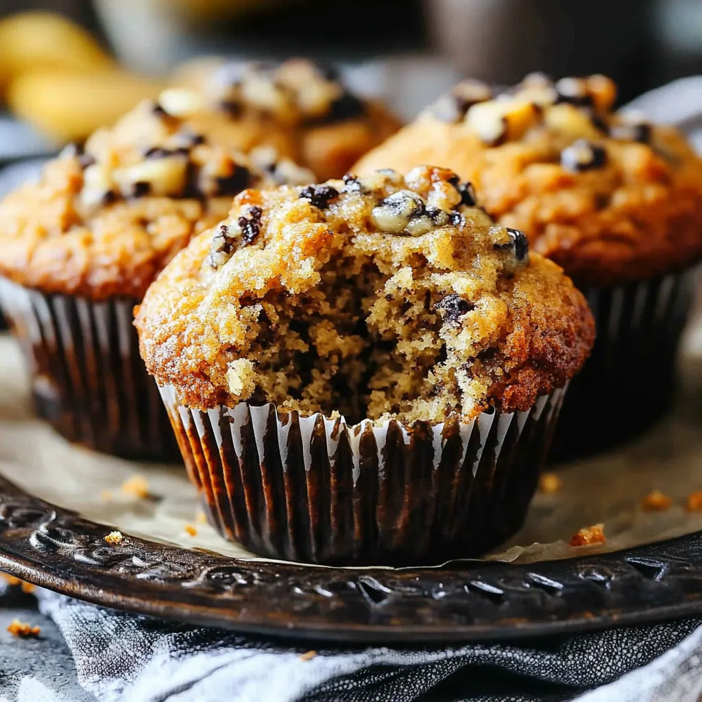 Succlent Banana Muffins