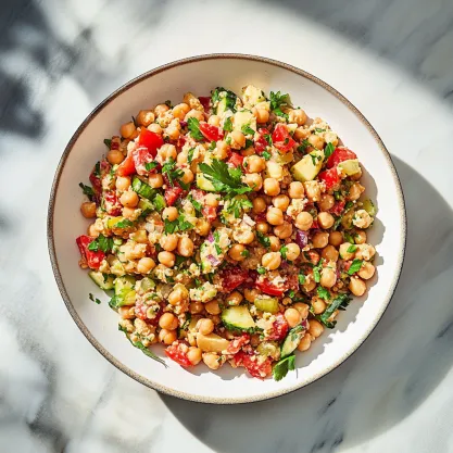 Mediterranean Chickpea Salad