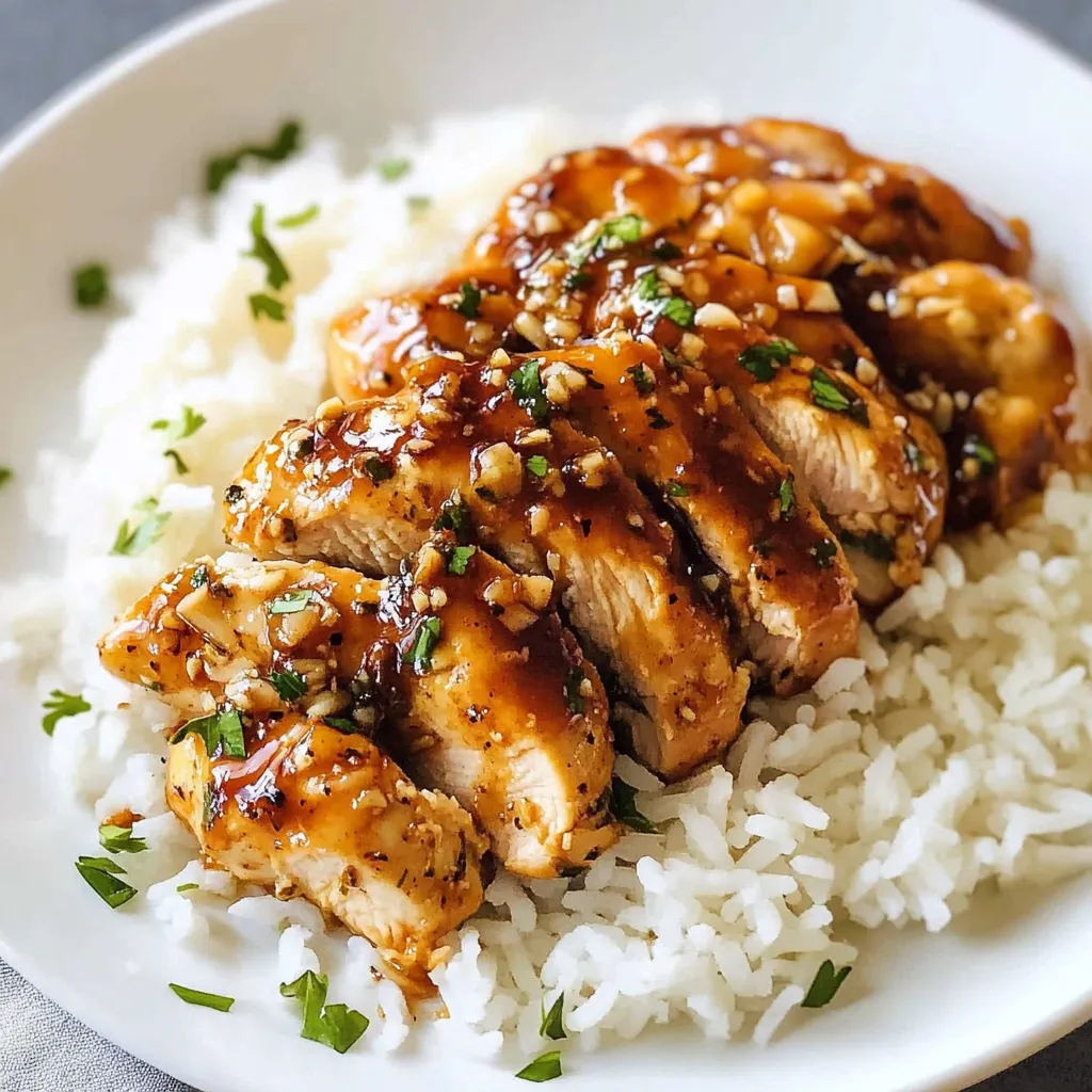 Flavorful Honey Garlic Chicken Breasts