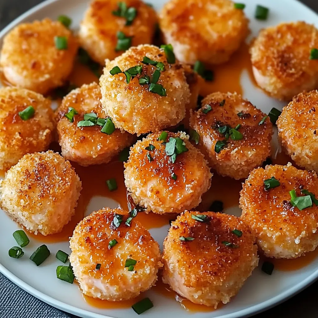 Savory Crispy Bang Bang Salmon Bites