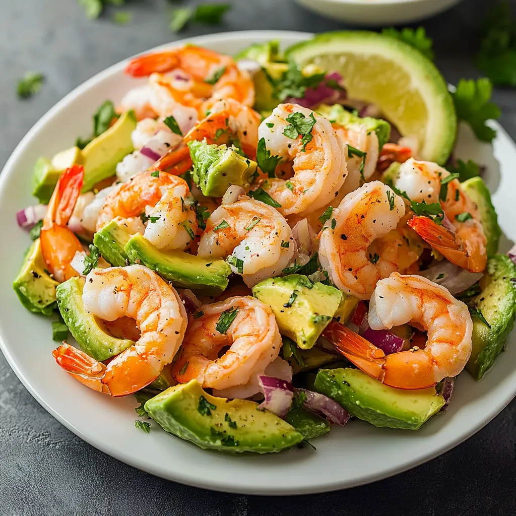 Fresh Shrimp Avocado Salad Recipe