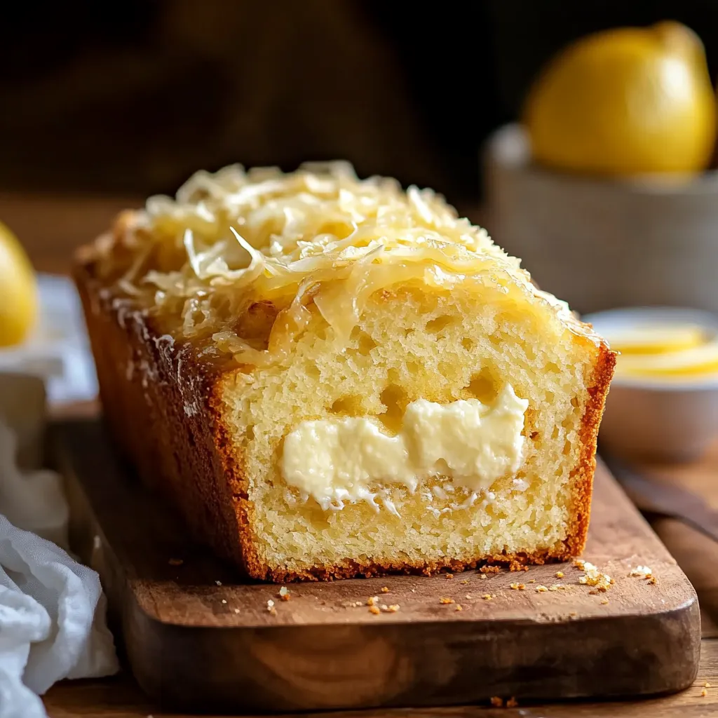 Lemon Cream Cheese Bread