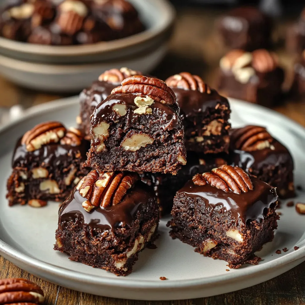 Irresistible Pecan Pie Brownie Bites