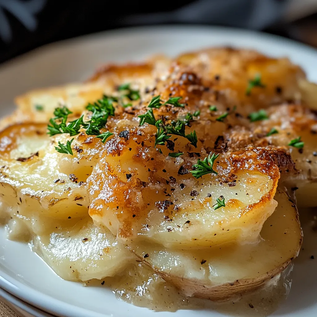 Easy French Onion Potato Bake