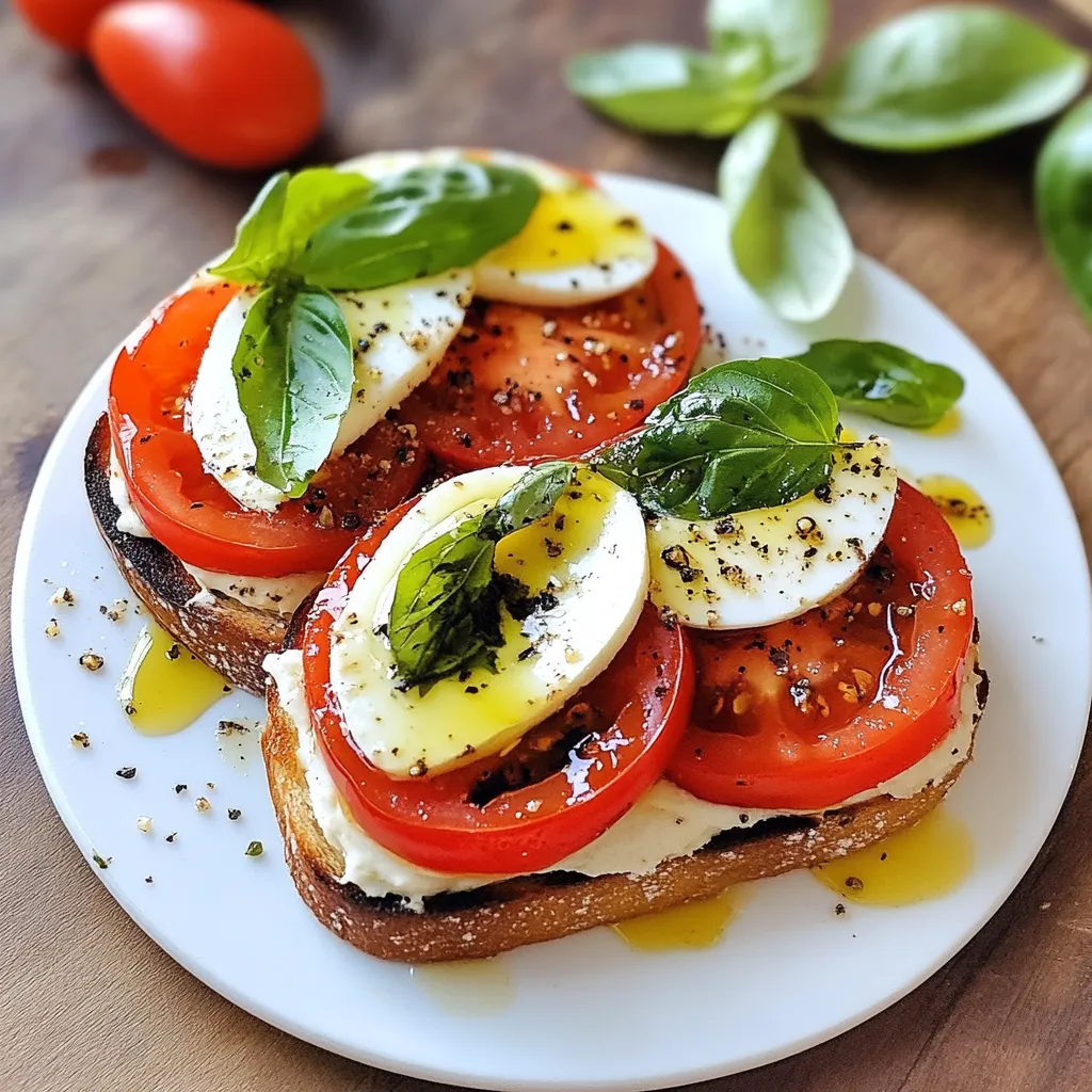 Easy Caprese Toast