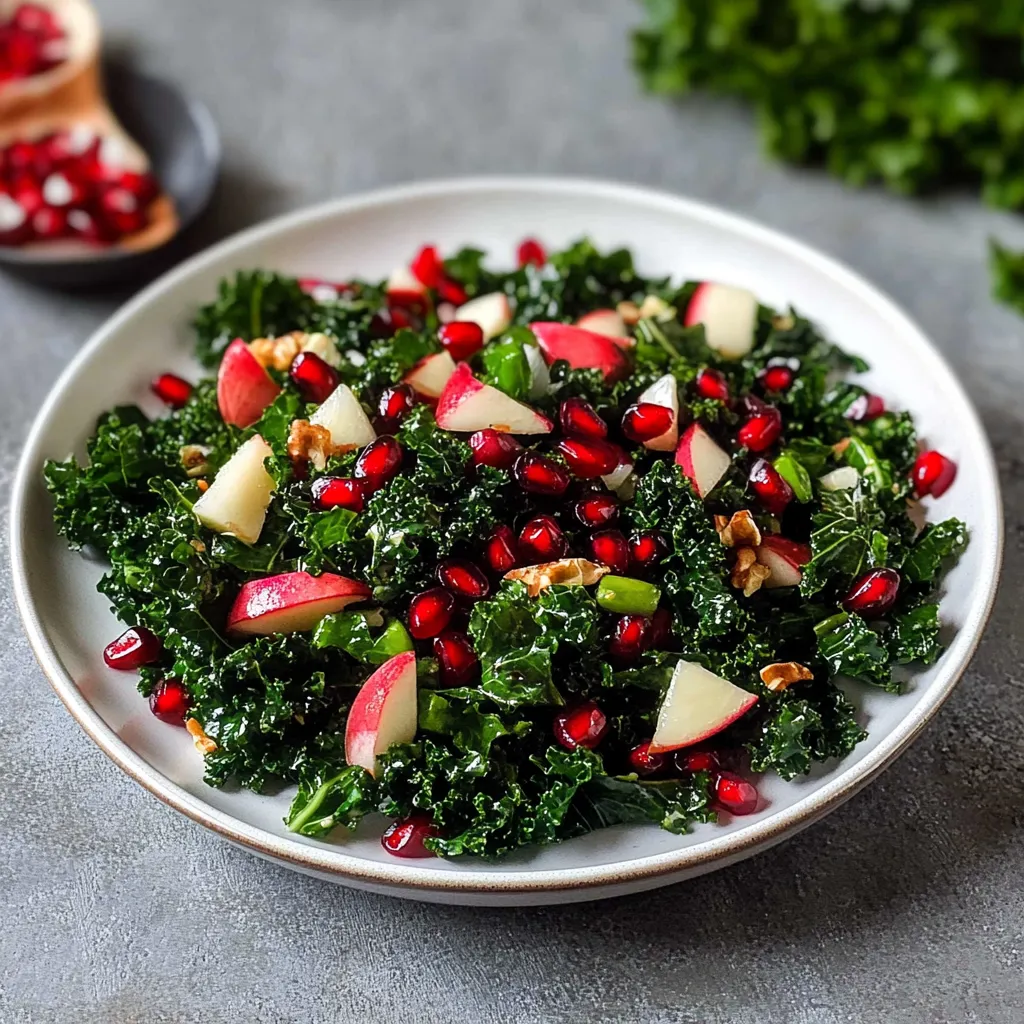 Best Kale Pomegranate Salad