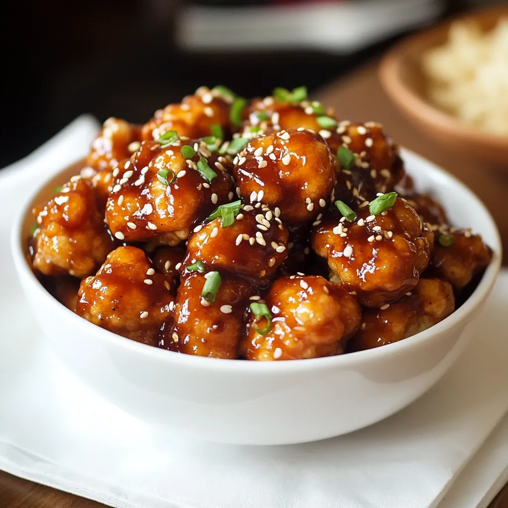 Sticky Sesame Cauliflower