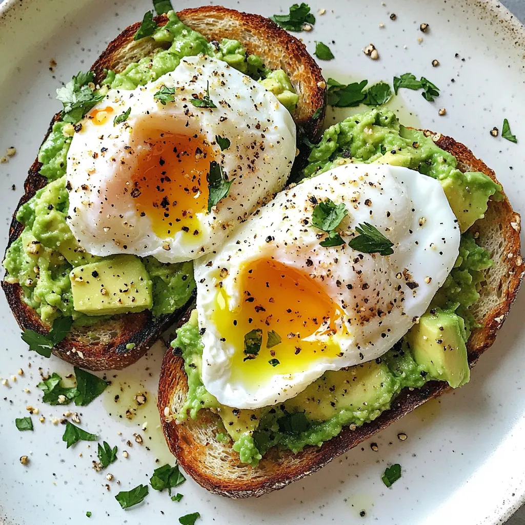 Poached Egg and Avocado Toast