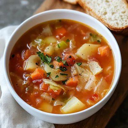 Flavorful Cabbage Soup