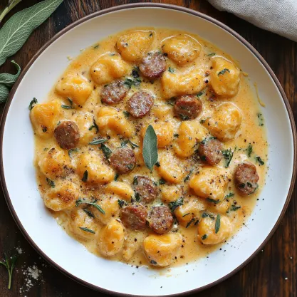 Creamy Butternut Squash Gnocchi