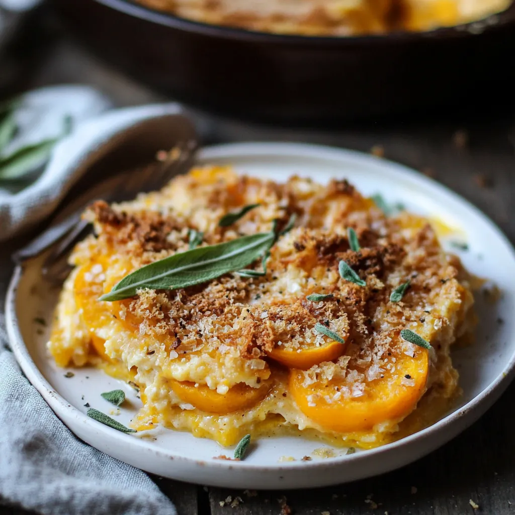 Butternut Squash Gratin