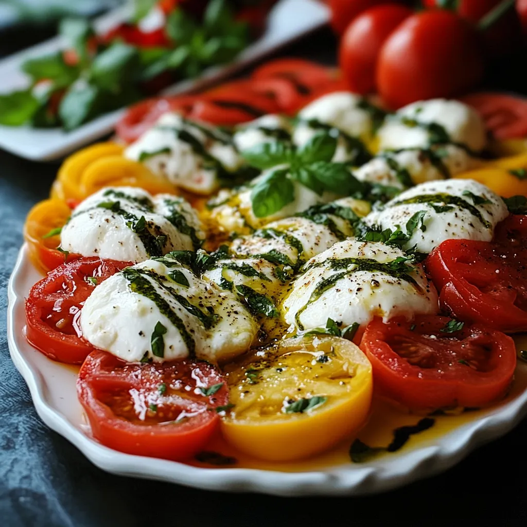 Fresh Burrata Caprese Salad