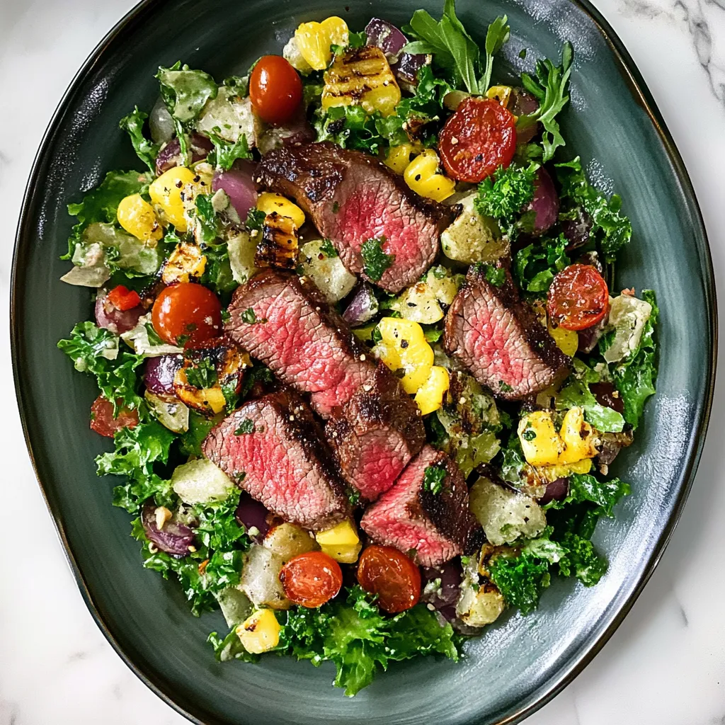 Grilled Steak Summer Salad