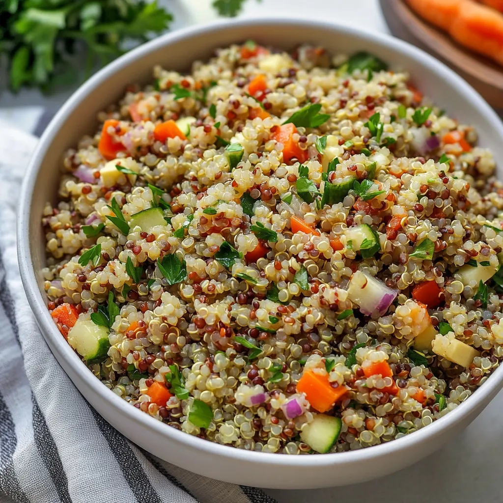 Healthy Lentil and Quinoa Salad