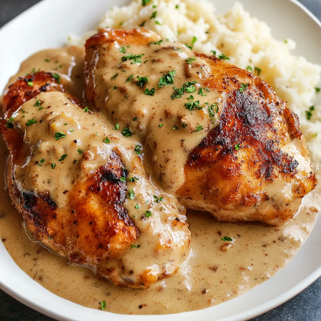 Easy Smothered Chicken