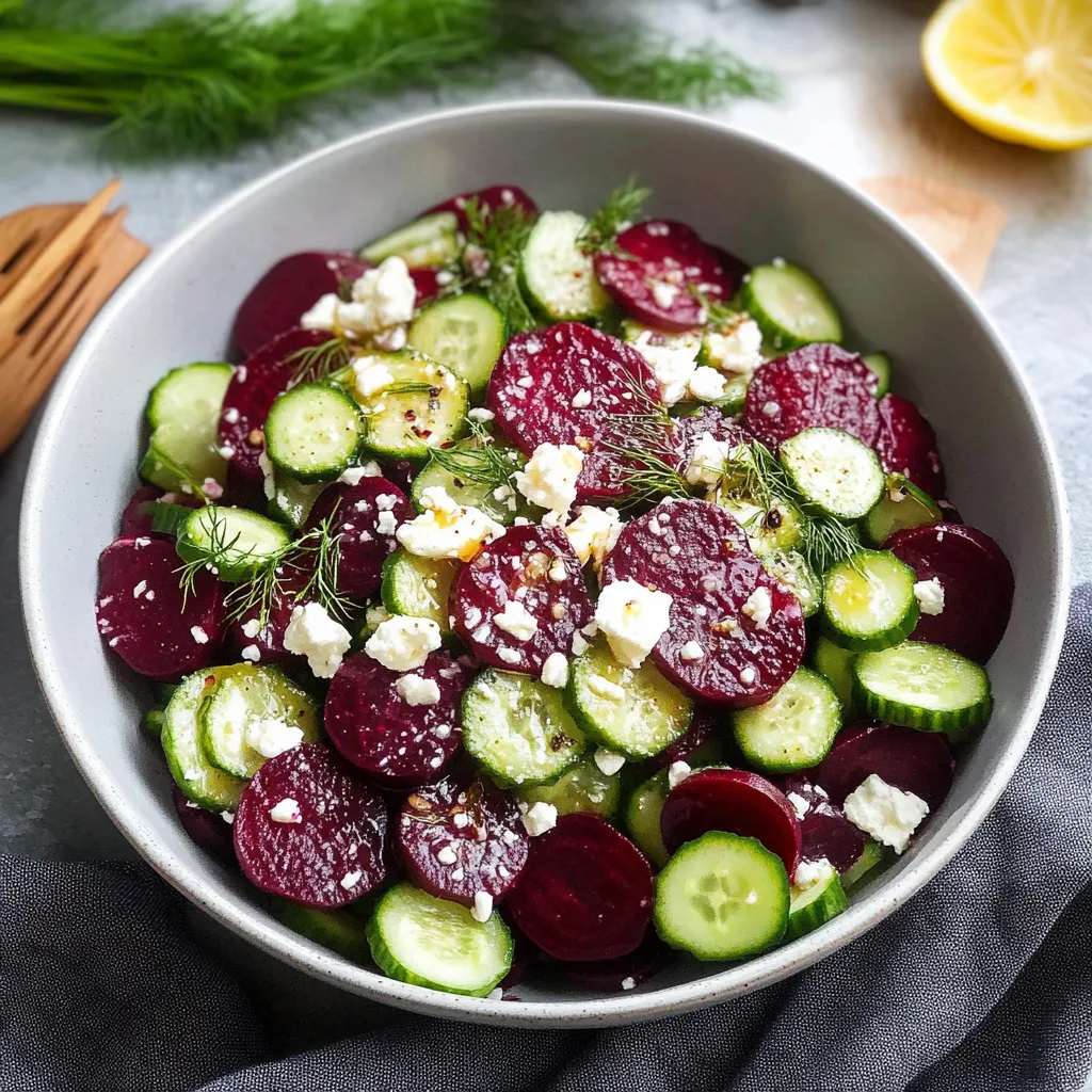 Beet and Cucumber Salad