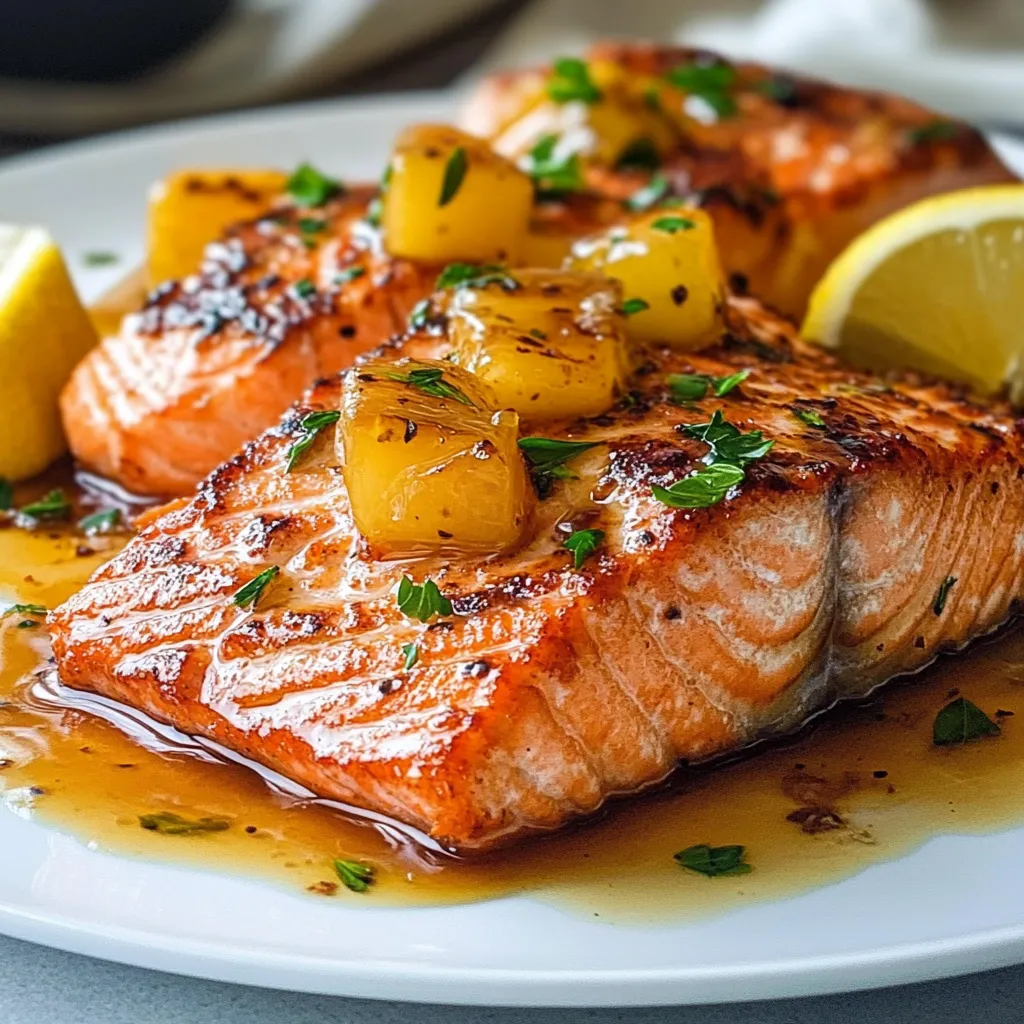 Scrumptious Honey Pineapple Salmon