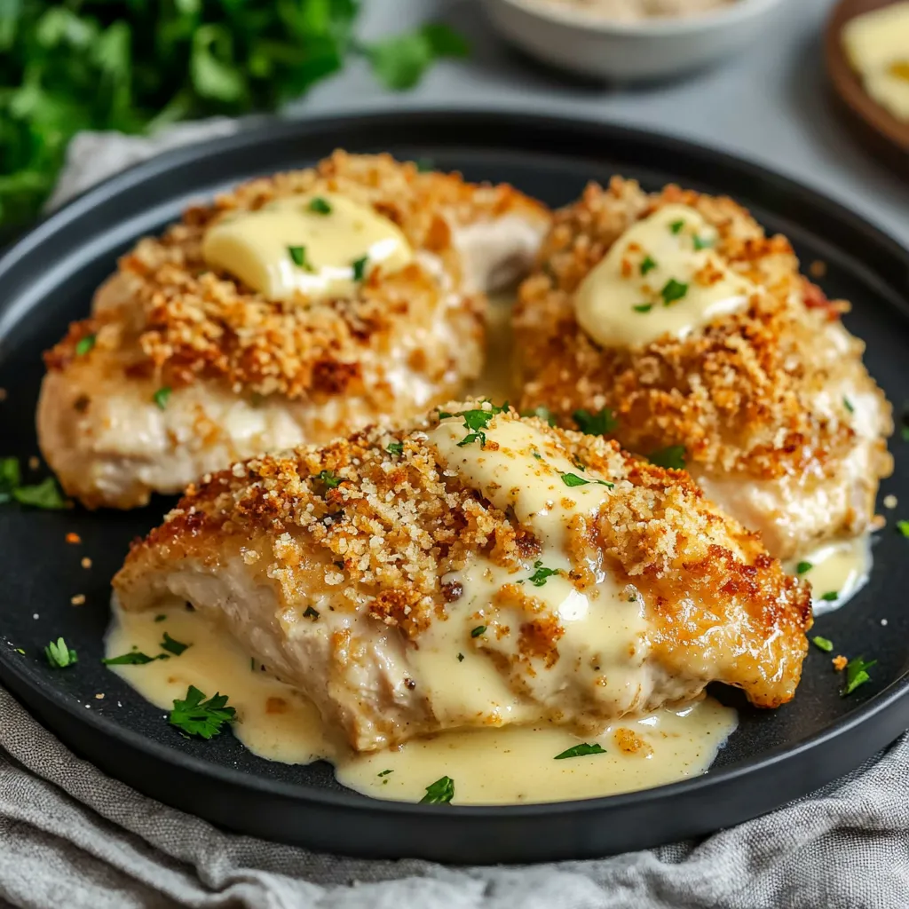 Close-up Longhorn Parmesan Crusted Chicken Recipe