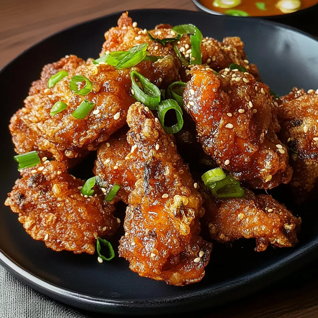 Dakgangjeong - Soy Garlic Fried Chicken