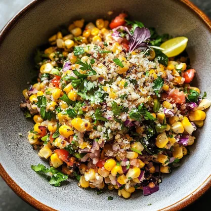 Charred Corn Salad