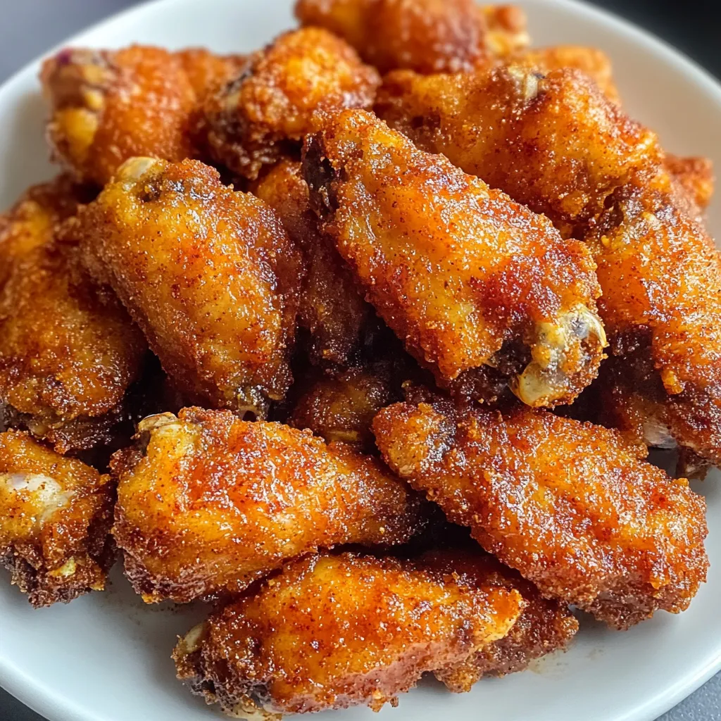 Crispy Dry Rub Chicken Wings