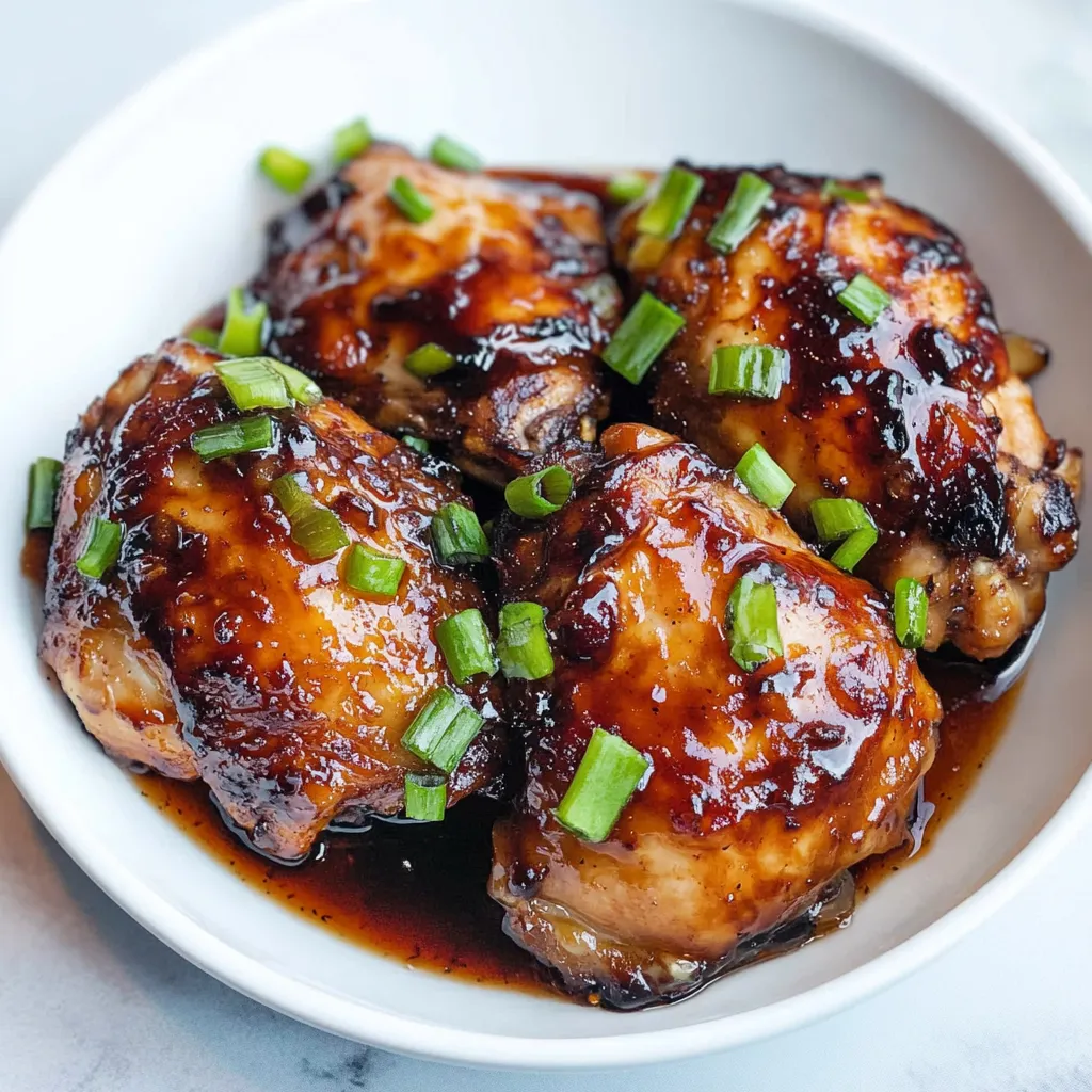 Simple Soy Hoisin Chicken Thighs