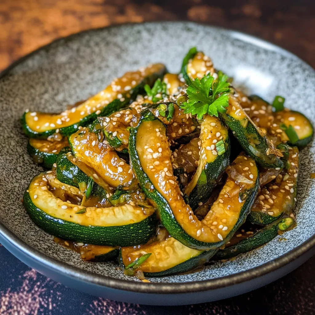 Delicious Hibachi Zucchini