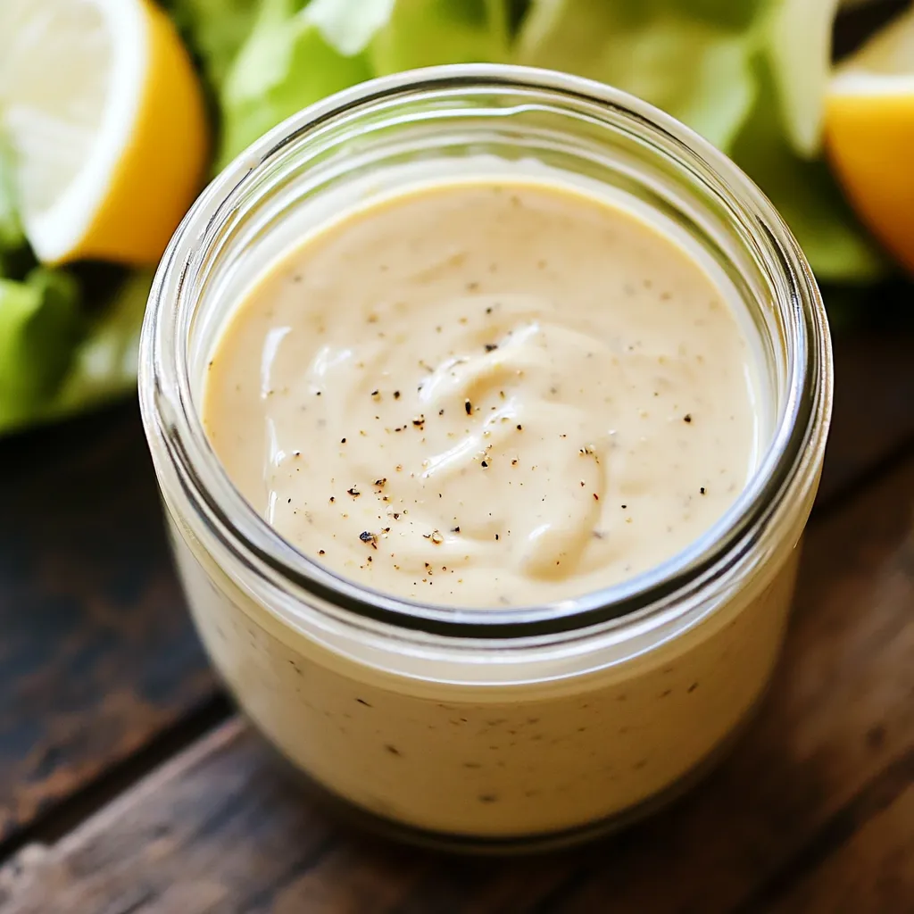 Easy Caesar Dressing Recipe