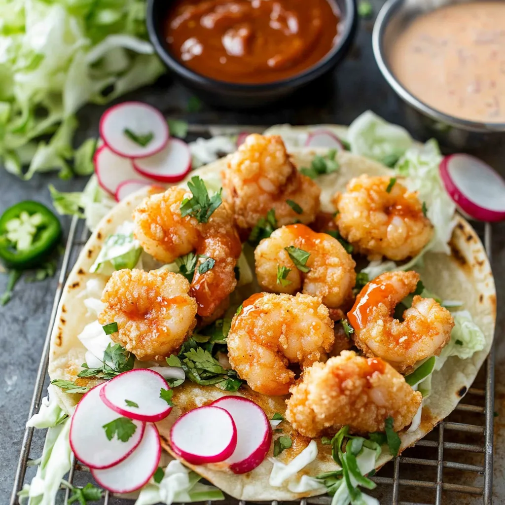 Savory Bang Bang Shrimp Tacos