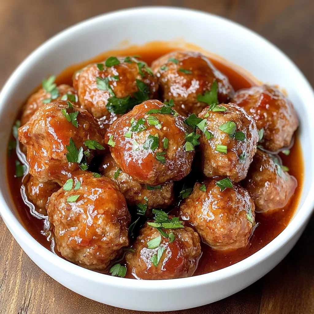 Grape Jelly Meatballs