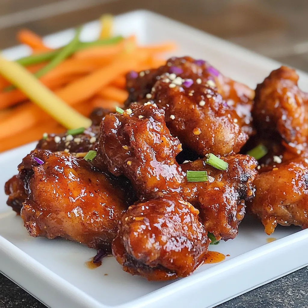 Flavorful Sweet and Spicy Wings