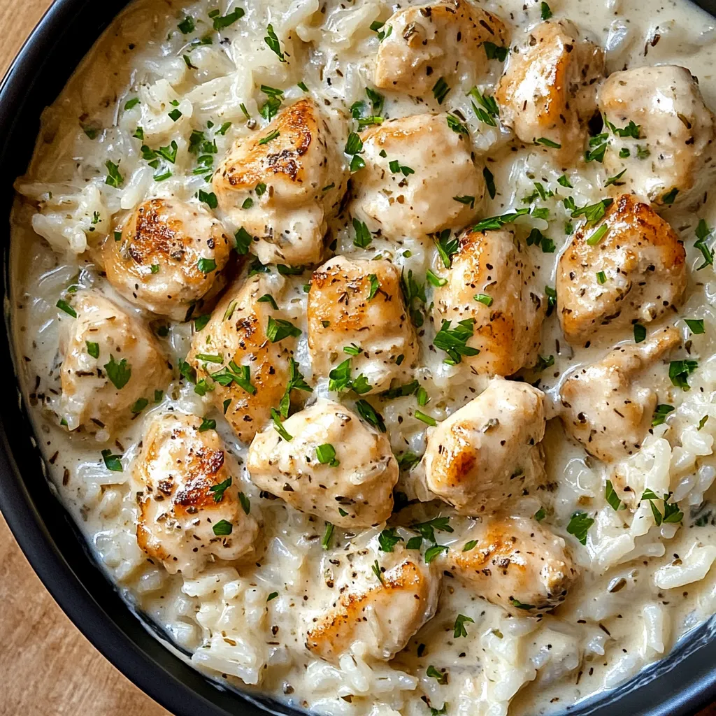 Creamy Herb Chicken & Basmati Rice