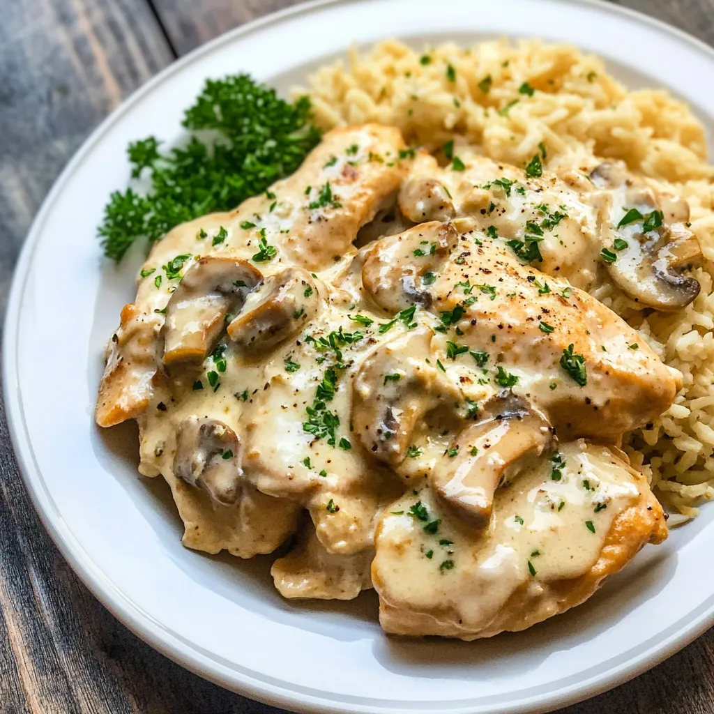 Close-up Cream Cheese Chicken Recipe