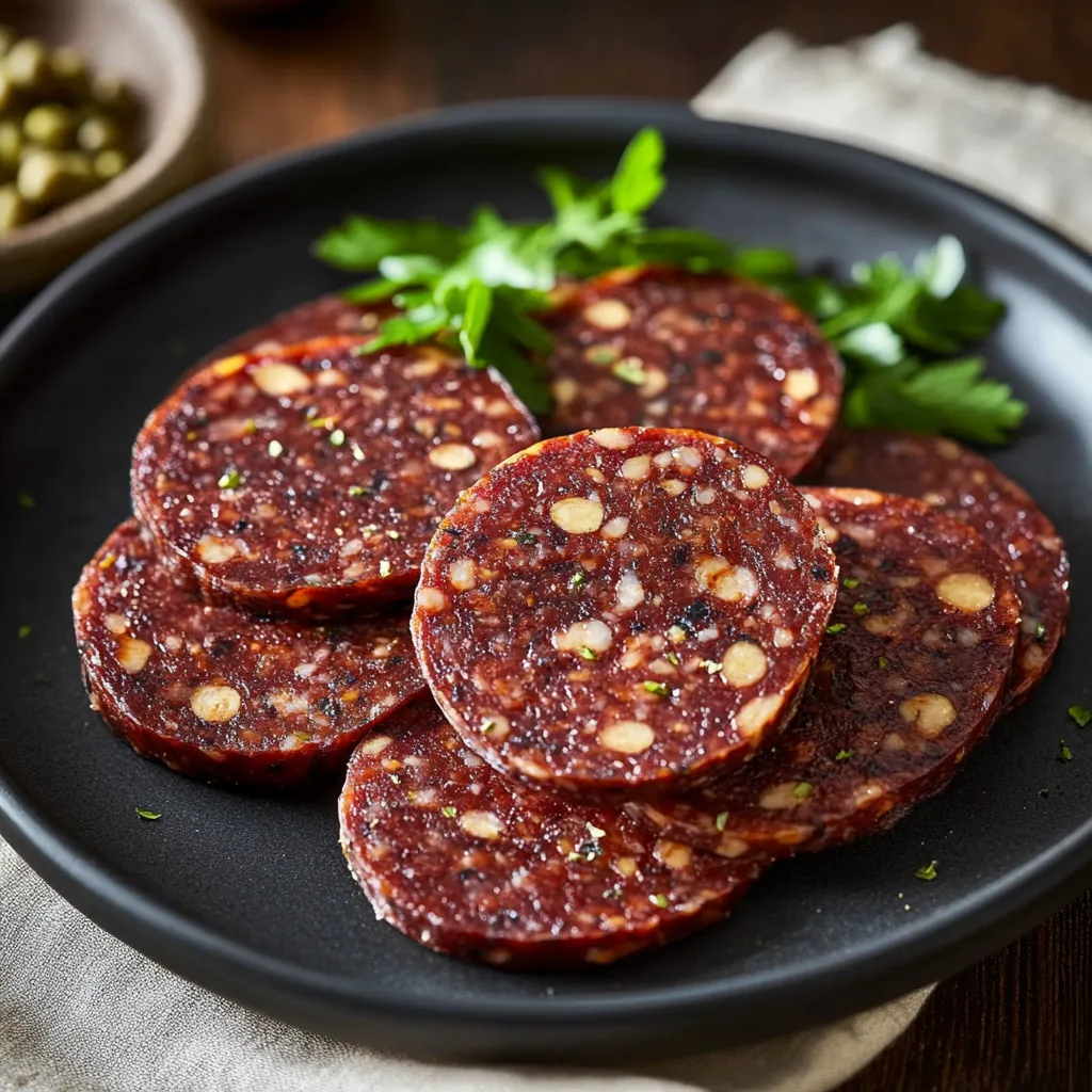 Healthy Vegan Salami