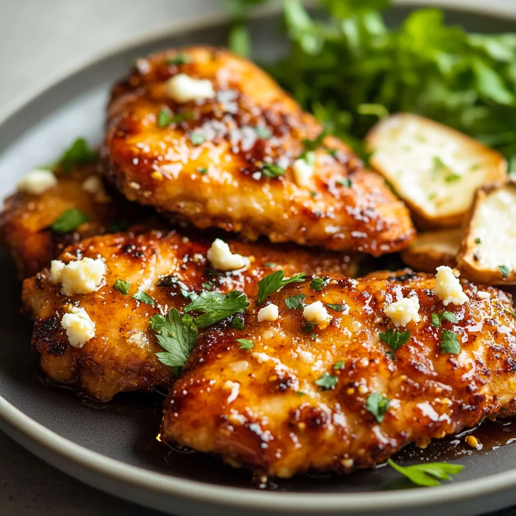 Appetizing Hot Honey Feta Chicken