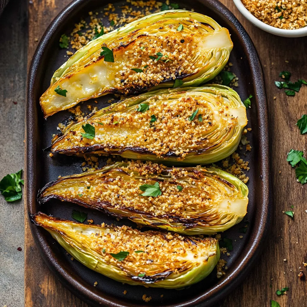 Best Miso Butter Roasted Cabbage Wedges