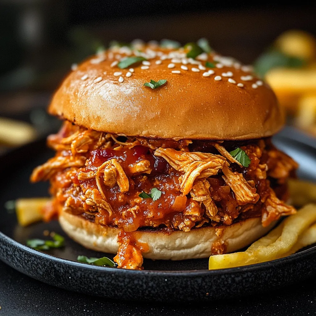 Delicious Cajun Chicken Sloppy Jo