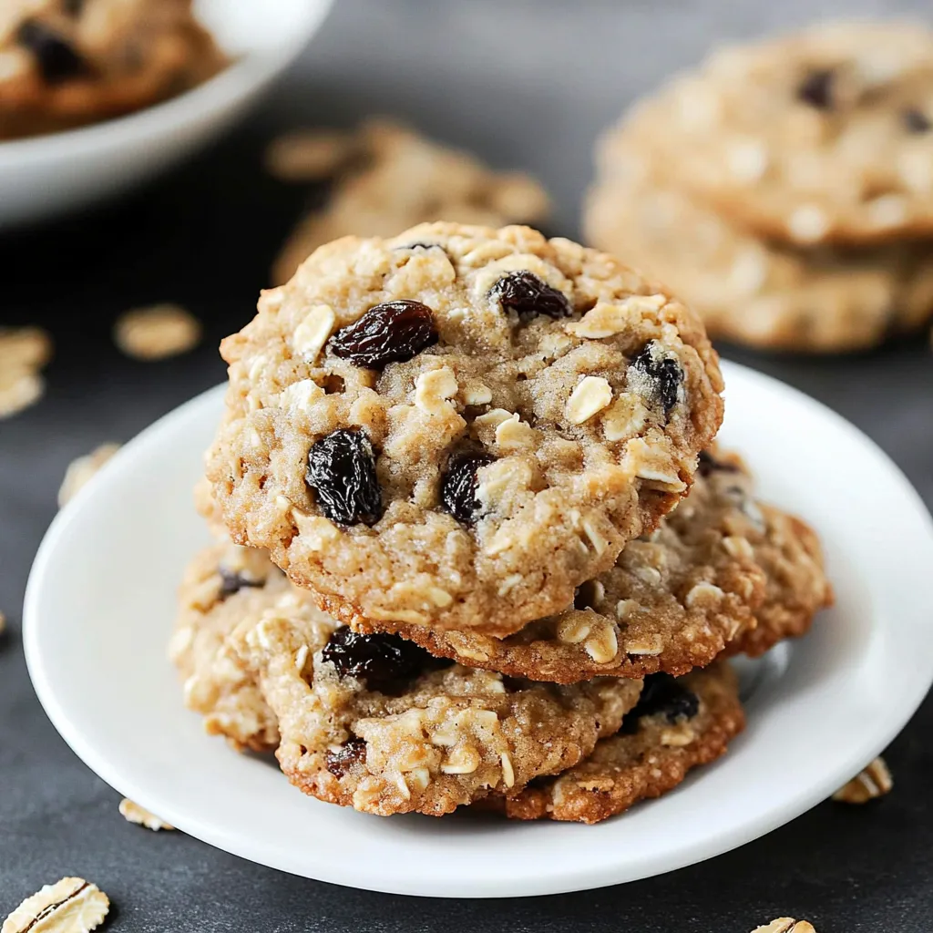 Oatmeal Raisin Cookies