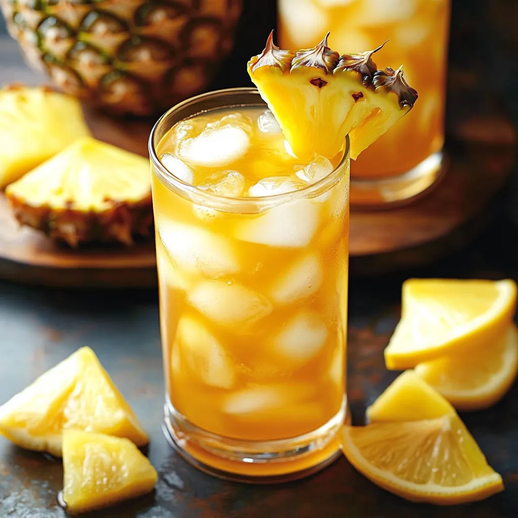 Lemony Pineapple Iced Tea