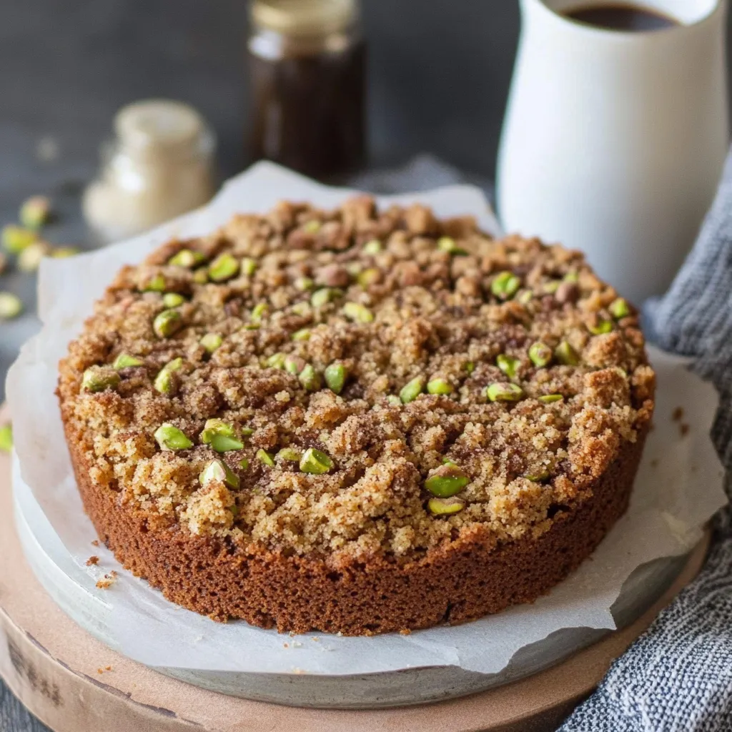 Pistachio Coffee Cake