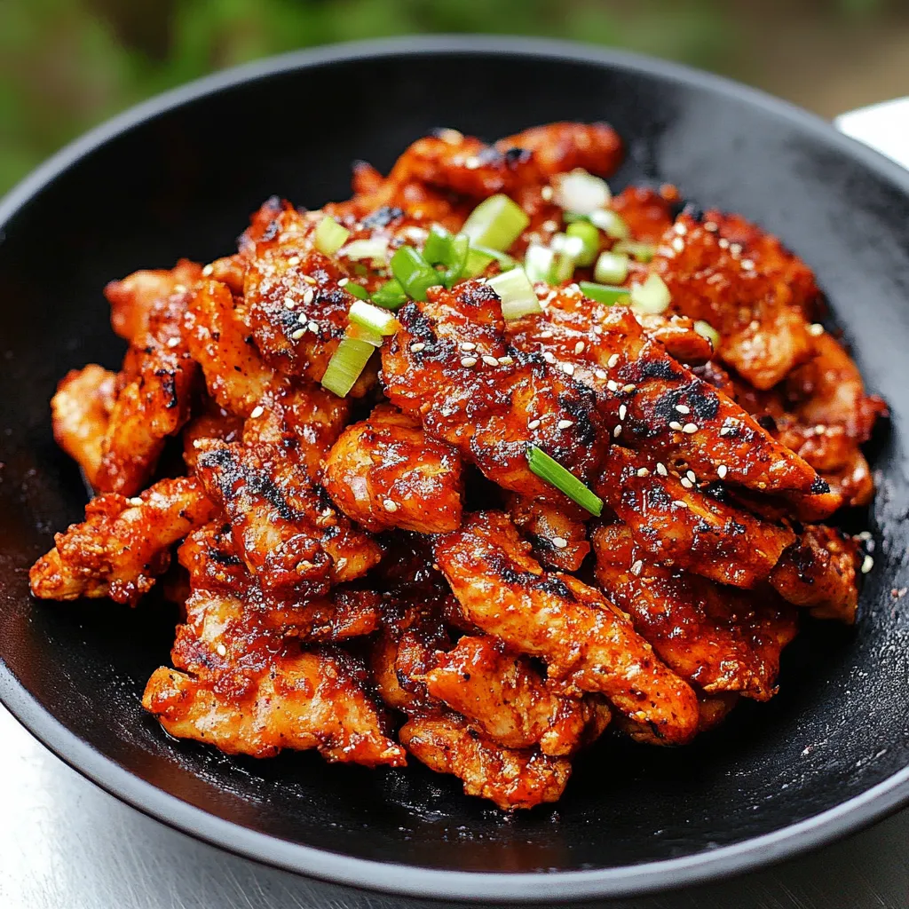 A plate of chicken wings with a green onion on top.