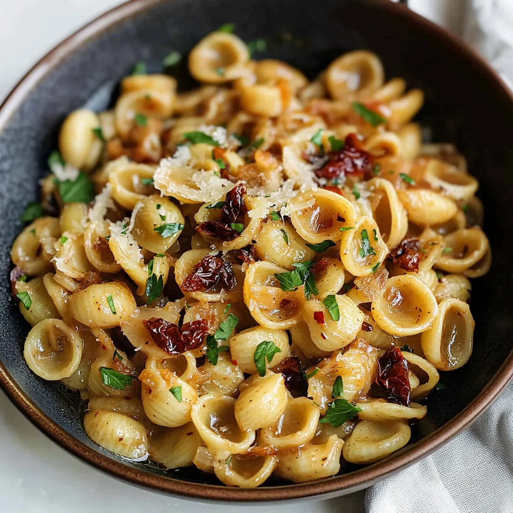 A bowl of pasta with tomatoes and cheese.